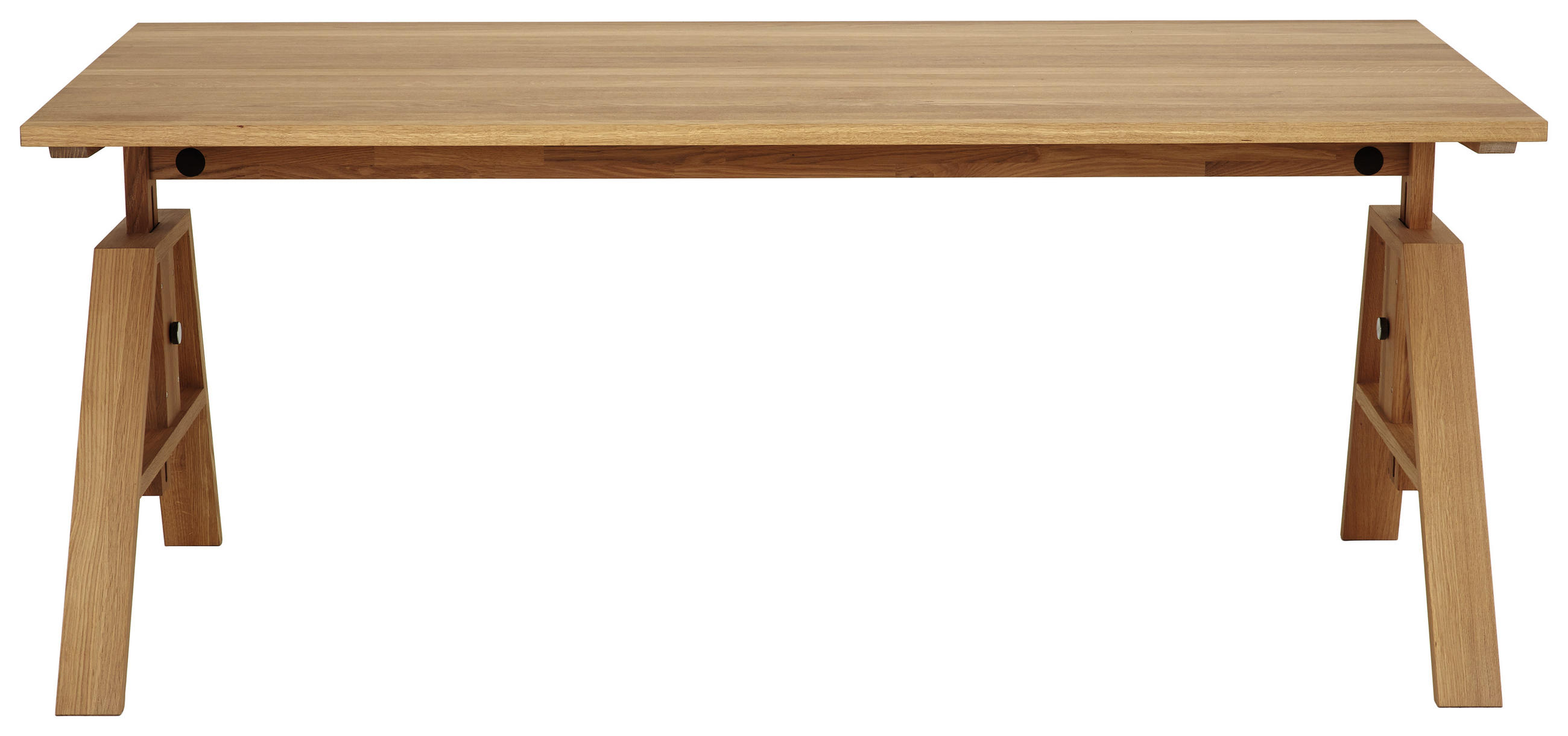 SCHREIBTISCH 180/80/68-81 cm  in Eichefarben  - Eichefarben, Design, Holz (180/80/68-81cm) - Team 7