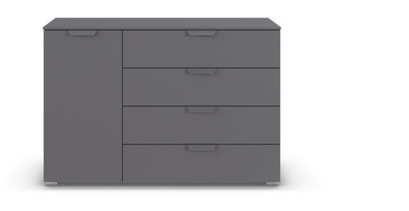 KOMMODE  in 120/81/42 cm  - Dunkelgrau, Design, Holzwerkstoff/Metall (120/81/42cm) - Carryhome