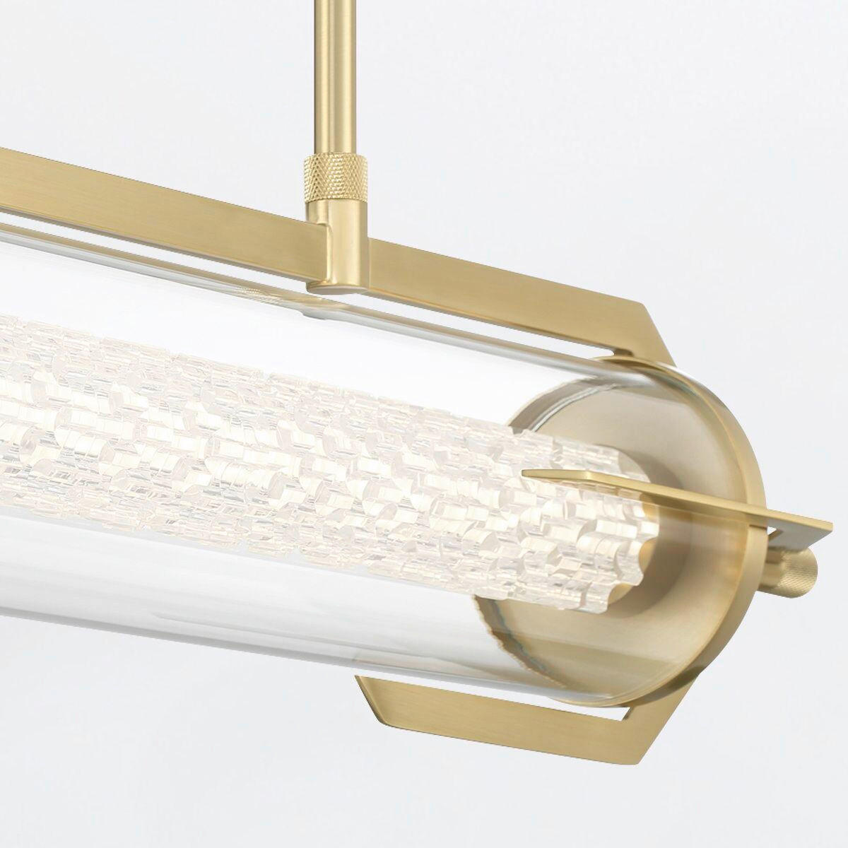 LED-HÄNGELEUCHTE    - Goldfarben, KONVENTIONELL, Glas/Metall (16/12,2/13,8cm) - Elstead Lighting