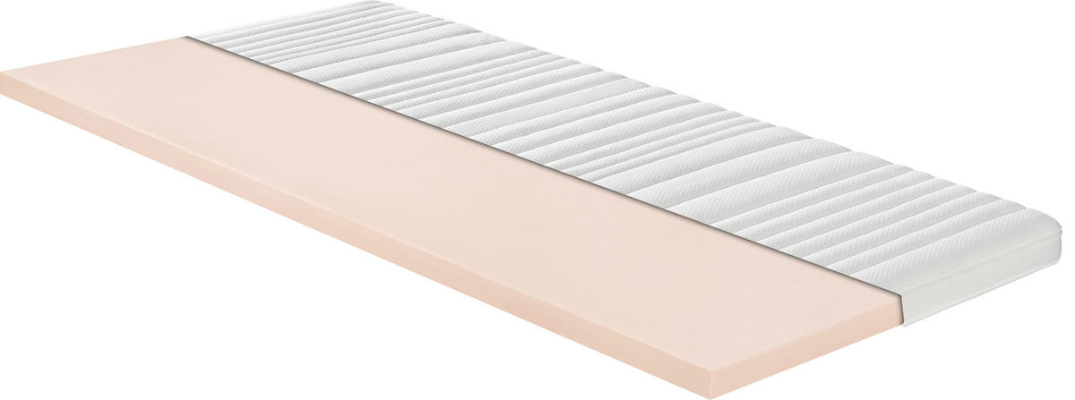 TOPPER 90/200 cm Höhe ca. 7 cm  - Weiss, Basics, Textil (90/200cm) - Irisette