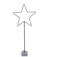 DEKOSTERN  - Schwarz, Basics, Stein/Metall (58/135cm) - X-Mas