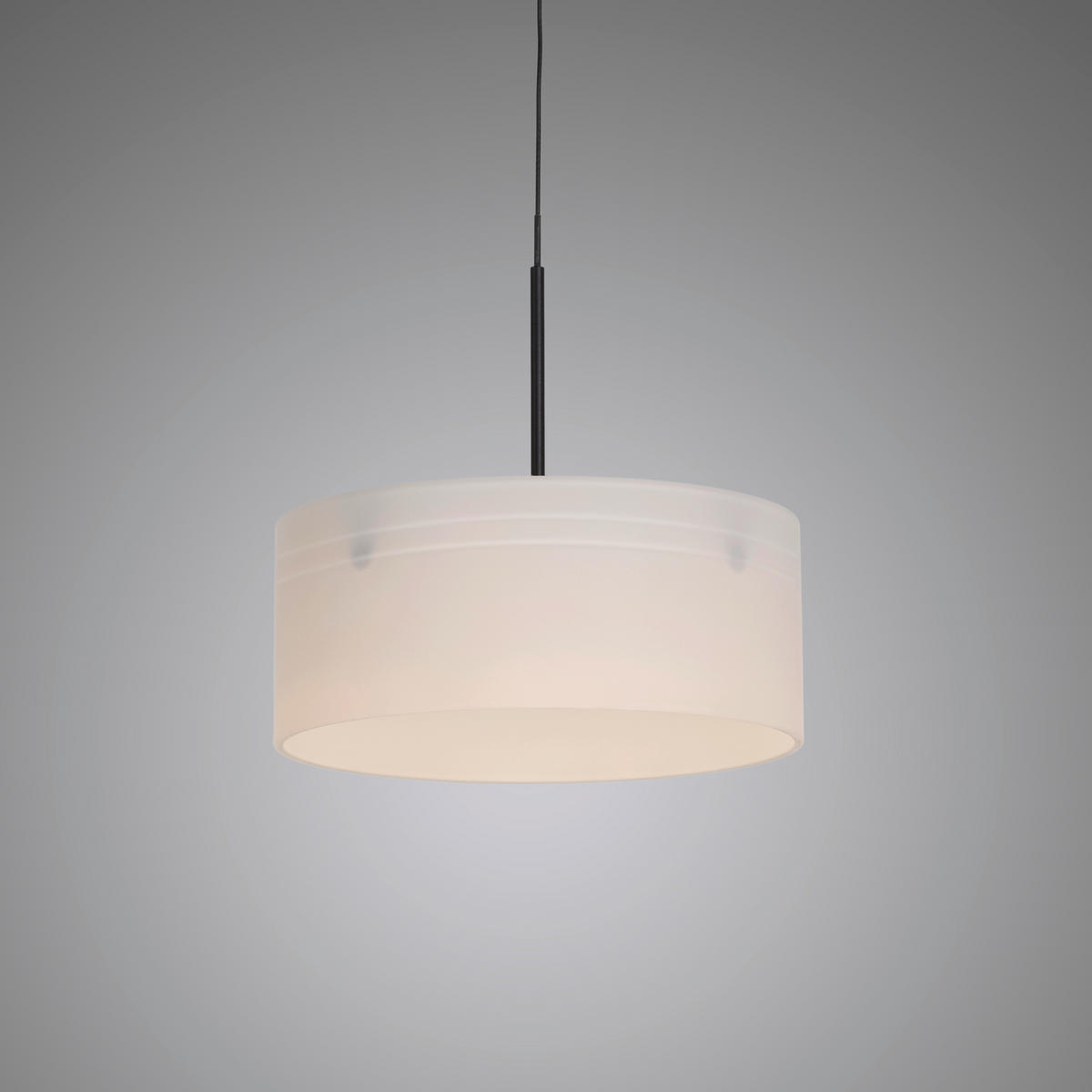 LED-HÄNGELEUCHTE 20/20/180 cm  - Schwarz, Design, Glas/Kunststoff (20/20/180cm)