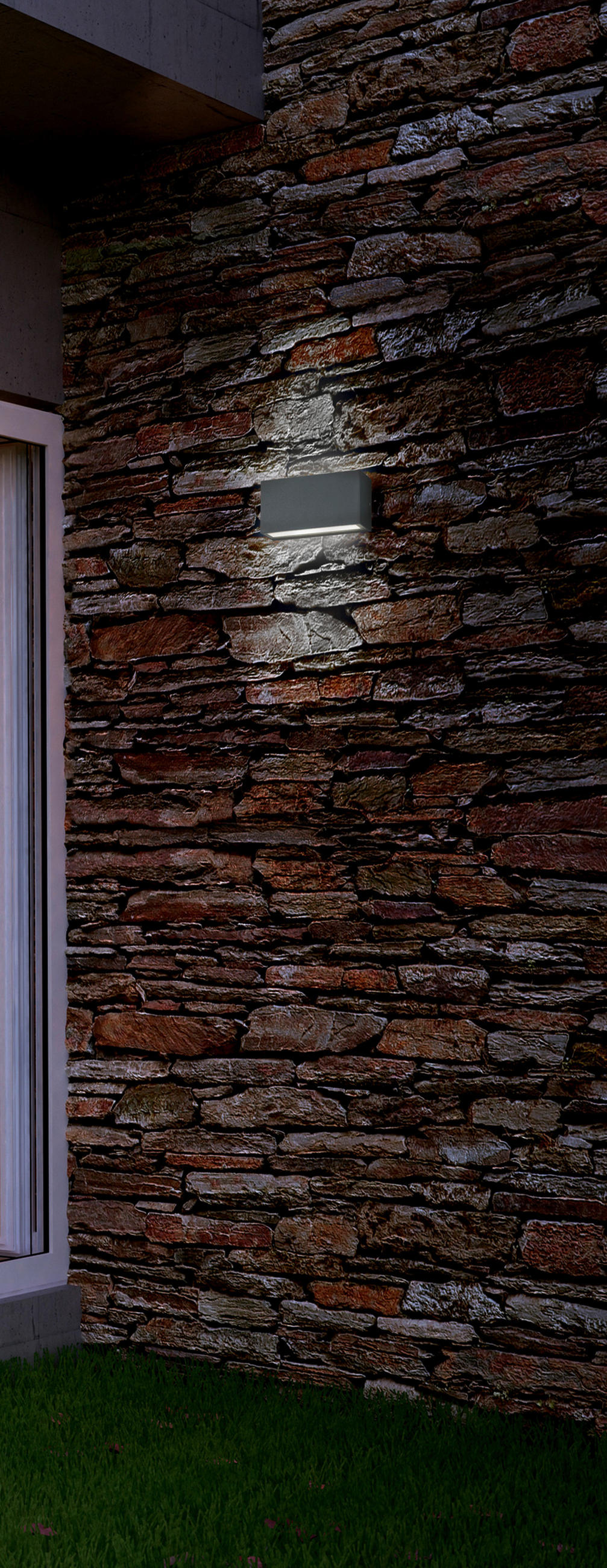 AUßENWANDLEUCHTE 14/7 cm   - Anthrazit, Design, Metall (14/7cm) - Trio Leuchten