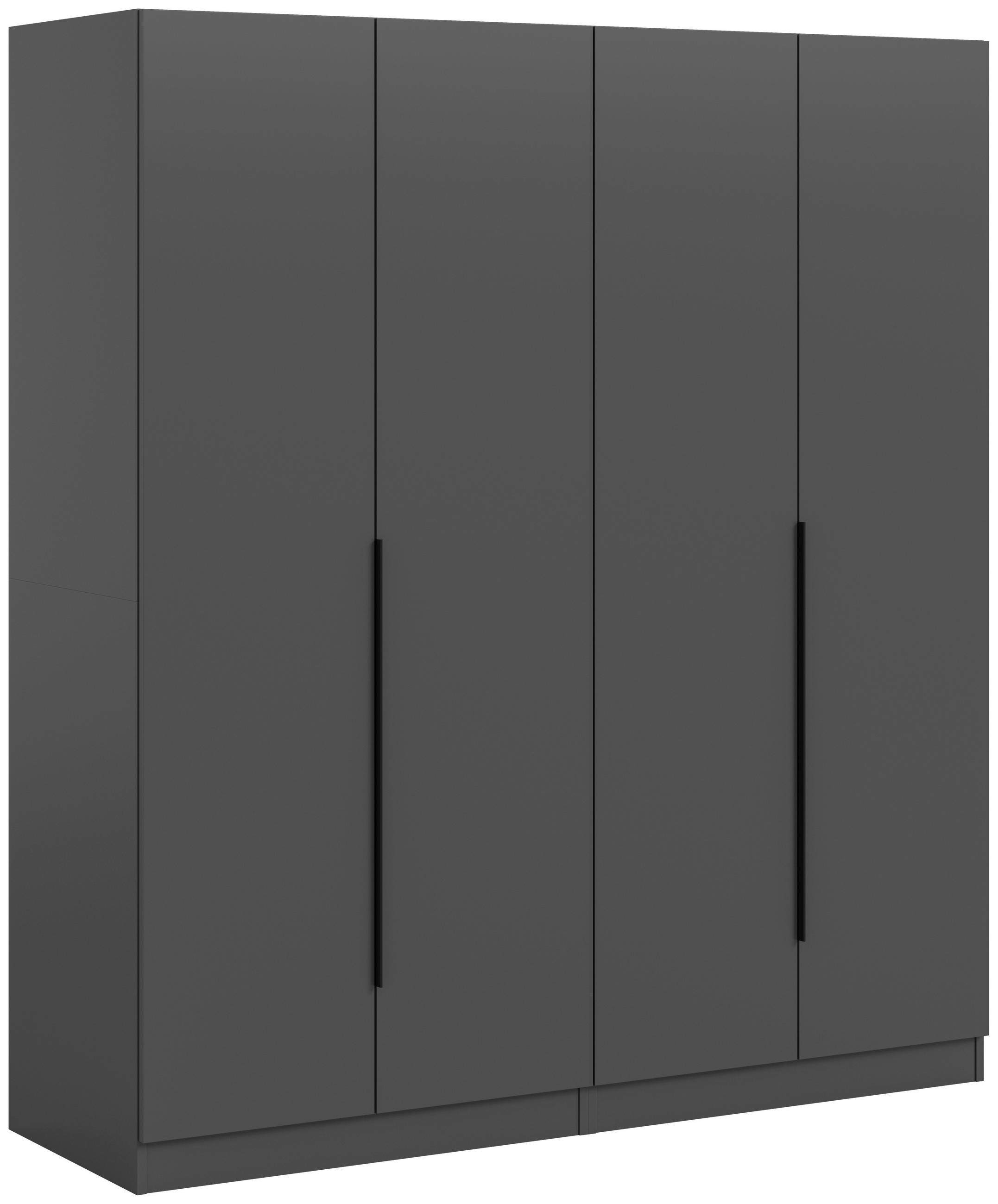 Dulap Cu Uși Rotative, 160/181/52 cm, antracit