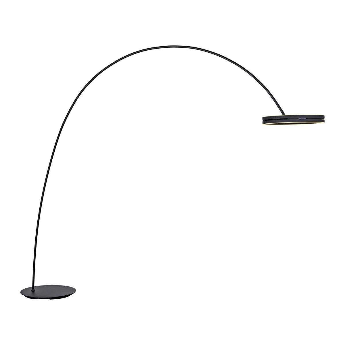 BOGENLEUCHTE 290/60/250 cm    - Schwarz, Design, Kunststoff/Metall (290/60/250cm) - Neuhaus PURE