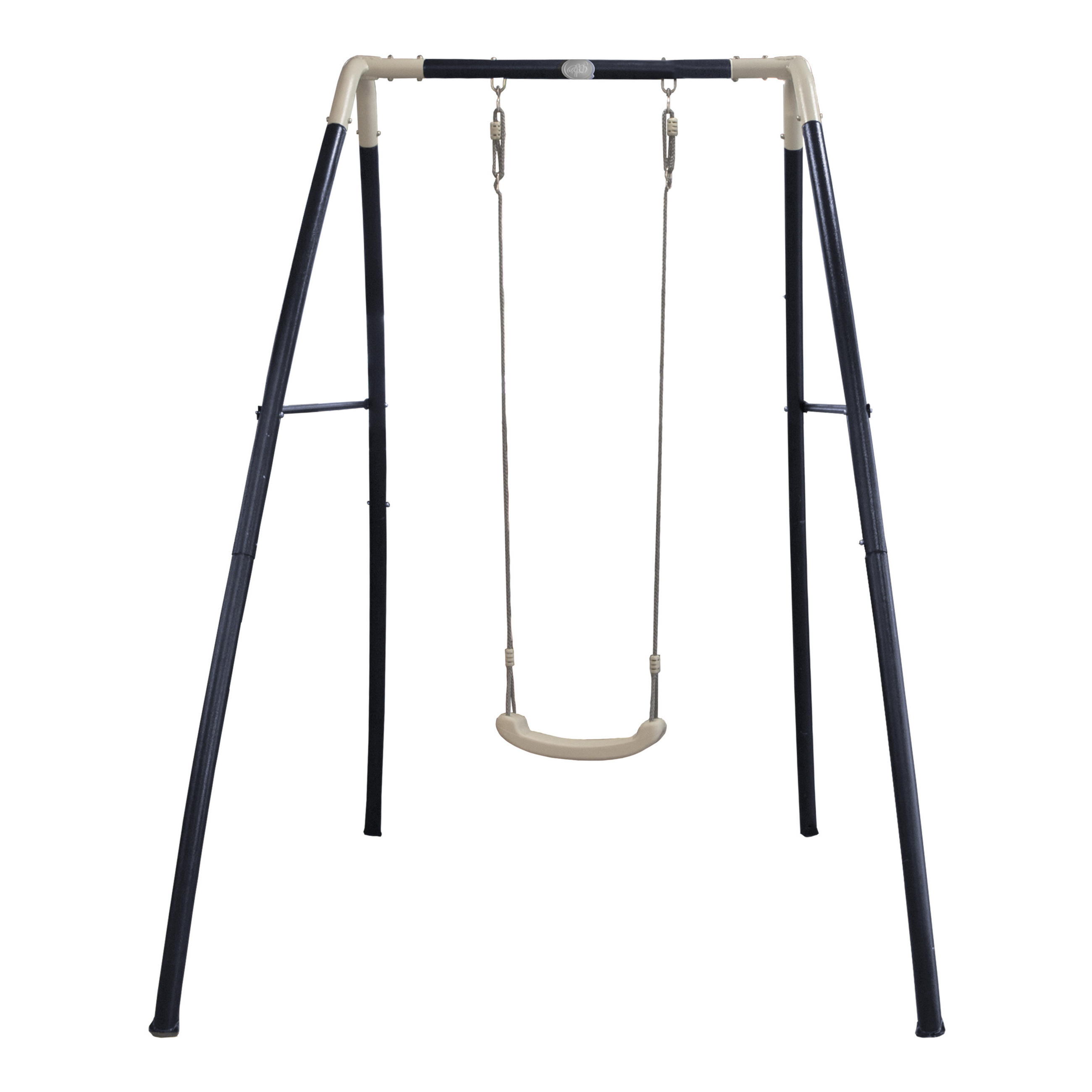 Schaukel Single Metal Swing Anthrazit  - Anthrazit, Basics, Kunststoff/Metall (140/217/210cm) - Ambia Garden