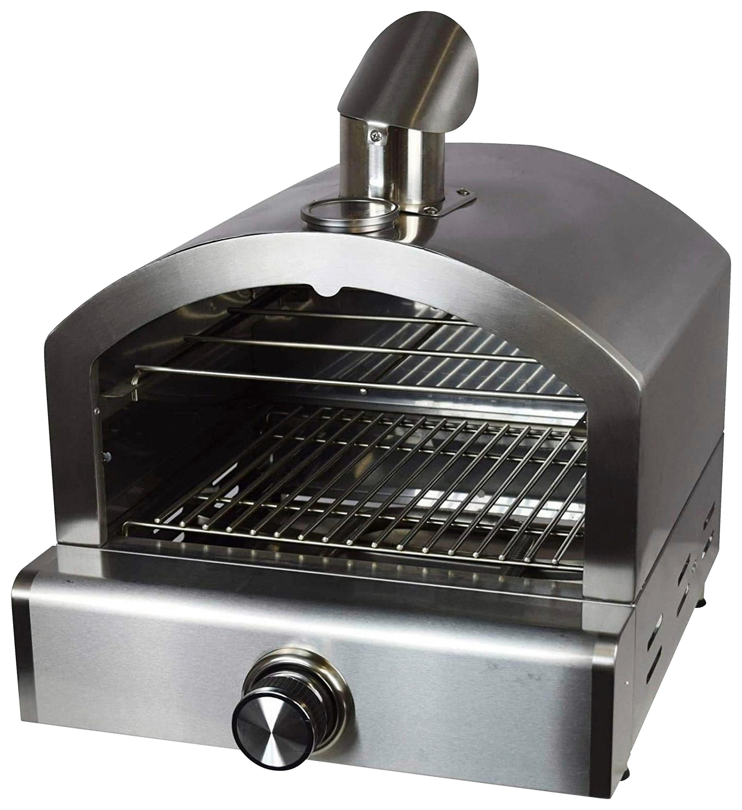 PIZZAOFEN 12600 Pizzaofen 12600  - Silberfarben, KONVENTIONELL, Metall (42,5/53,5/47cm) - Ambia Garden