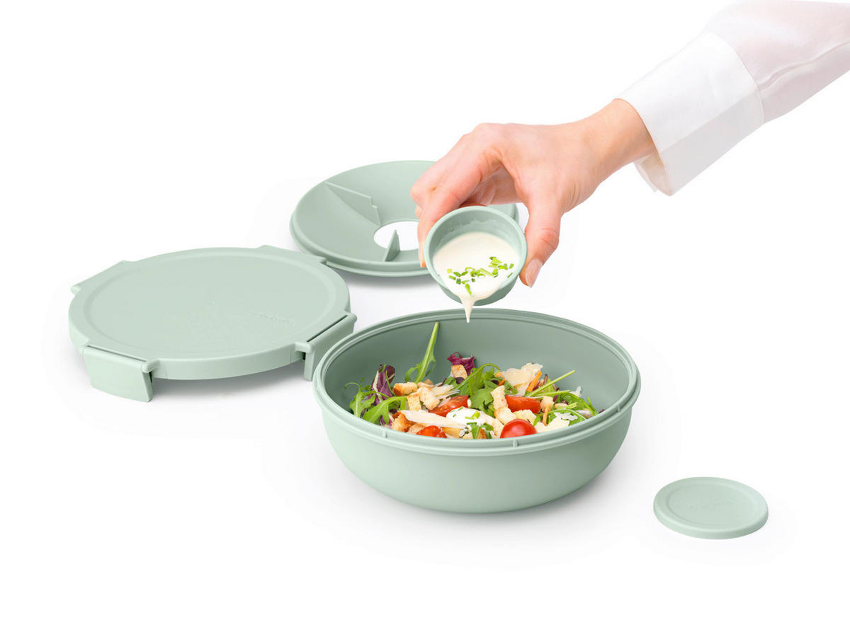 KRABIČKA NA OBĚD  - zelená, Basics, plast (21/7.5/21cm) - Brabantia