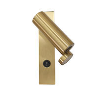 LED-WANDLEUCHTE Miri  16/3.5/13 cm  - Goldfarben, Design, Metall (16/3.5/13cm)