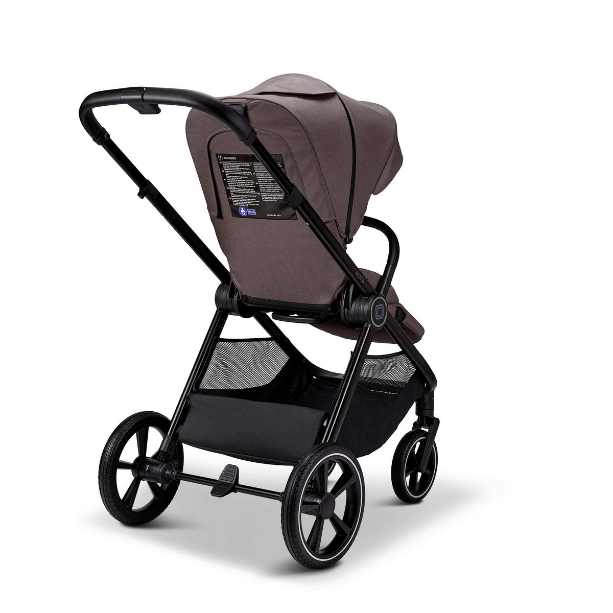KOMBIKINDERWAGEN  Aura  Tonka Melange  - Braun, Basics, Textil (86/61cm) - Moon