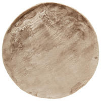 HOCHFLORTEPPICH 120 cm LIMA Taupe  - Taupe, Design, Textil (120cm) - Novel