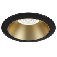 TAKLAMPA Downlight 8.5/8,5/3,7 cm  - svart/guldfärgad, Trend, metall (8.5/8,5/3,7cm) - MAYTONI