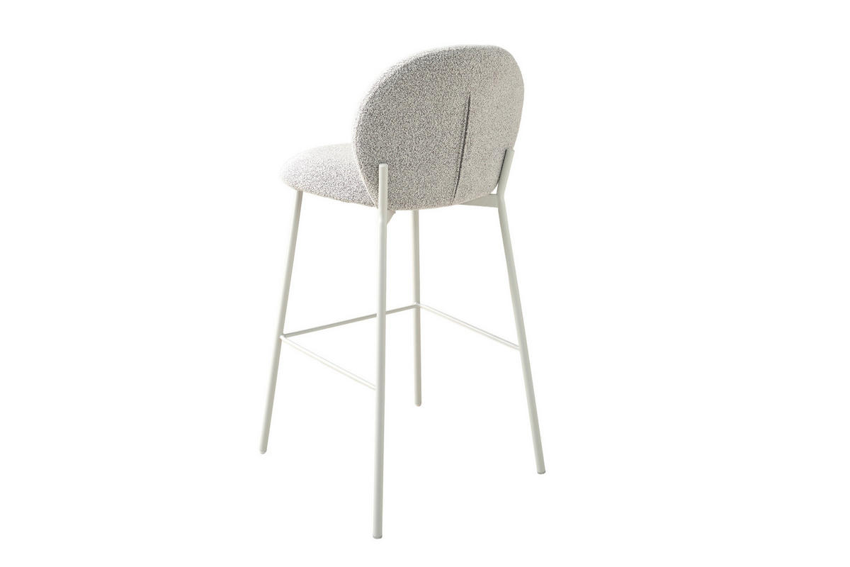 BARHOCKER-SET in Greige  - Greige/Seidengrau, MODERN, Textil/Metall (47/102,7/52cm) - Schöner Wohnen