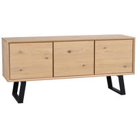 SIDEBOARD 160/73/45 cm  - vit/svart, Design, metall/trä (160/73/45cm) - Rowico