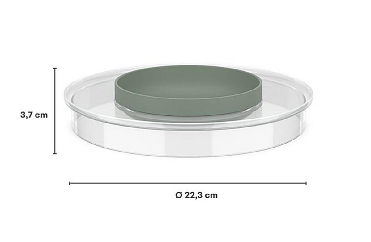 OCHRANA PROTI POSTRIEKANIU - priehľadné/krémová, Konventionell, plast (22,3cm) - Mepal
