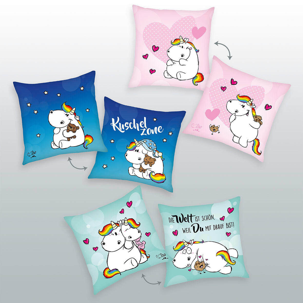 KINDERKISSEN 40/40 cm  - Multicolor, Trend, Textil (40/40cm) - Herding