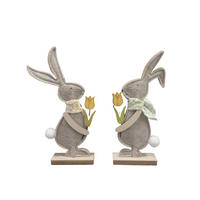 DEKOHASE - Gelb/Schwarz, LIFESTYLE, Holzwerkstoff/Textil (13/21cm)