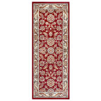 LÄUFER 80/240 cm Luxor  - Rot/Creme, Design, Kunststoff/Textil (80/240cm)