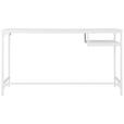 SCHREIBTISCH 140/70/75 cm  in Weiß  - Weiß, LIFESTYLE, Holzwerkstoff/Metall (140/70/75cm) - Carryhome