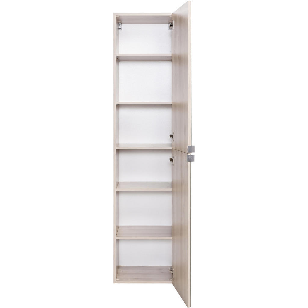 Thumbnail - Xora Hochschrank, Buche, Holzwerkstoff, 4 Fächer, 40x180x35 cm, Made in Germany, hängend, Badezimmer, Badezimmerschränke...