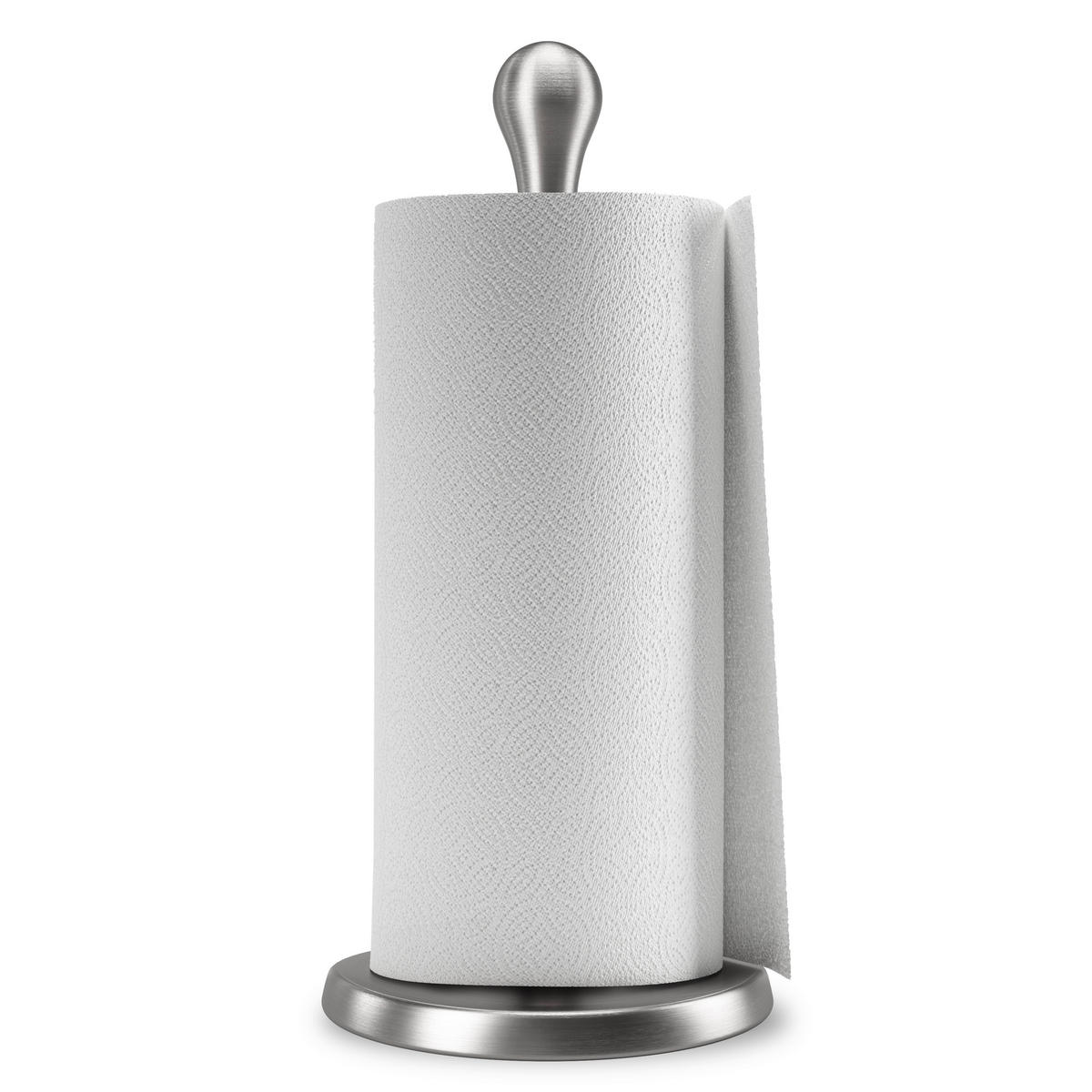 DRŽAČ ZA PAPIRNI UBRUS - srebrna/crna, Osnovno, metal/plastika (17/34/17cm) - Umbra