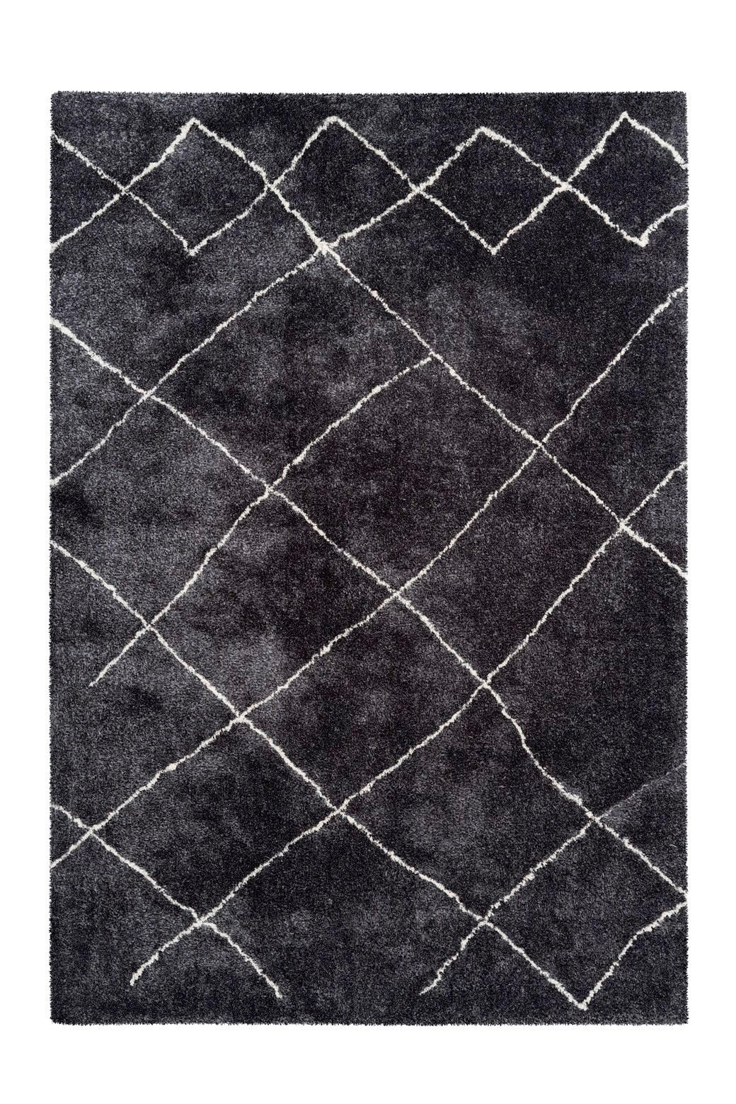 HOCHFLORTEPPICH 200/290 cm Orlando 525 Anthrazit Anthrazit  - Anthrazit, KONVENTIONELL, Textil (200/290cm)
