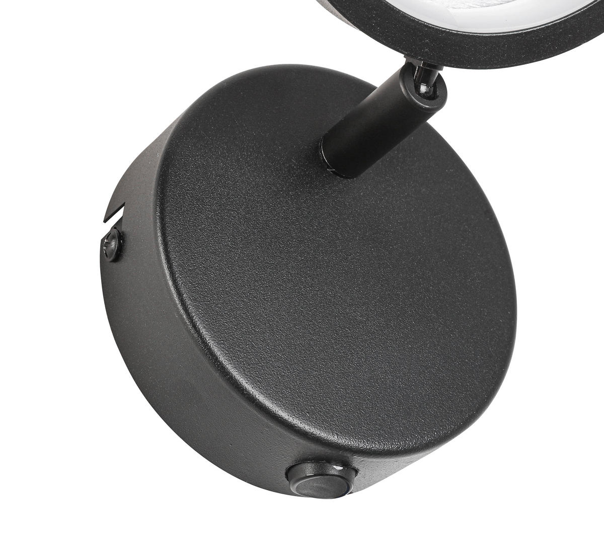 LED-STRAHLER Granada 12/21/15 cm   - Schwarz/Alufarben, Basics, Kunststoff/Metall (12/21/15cm) - Novel