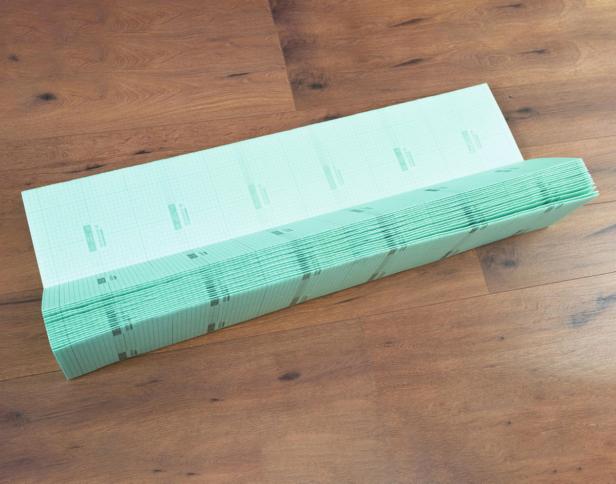 Unterlagsmatte silenzio EASY 125/25/9.5 cm  - Grün, KONVENTIONELL, Kunststoff (125/25/9.5cm) - Egger Holzwerkstoffe