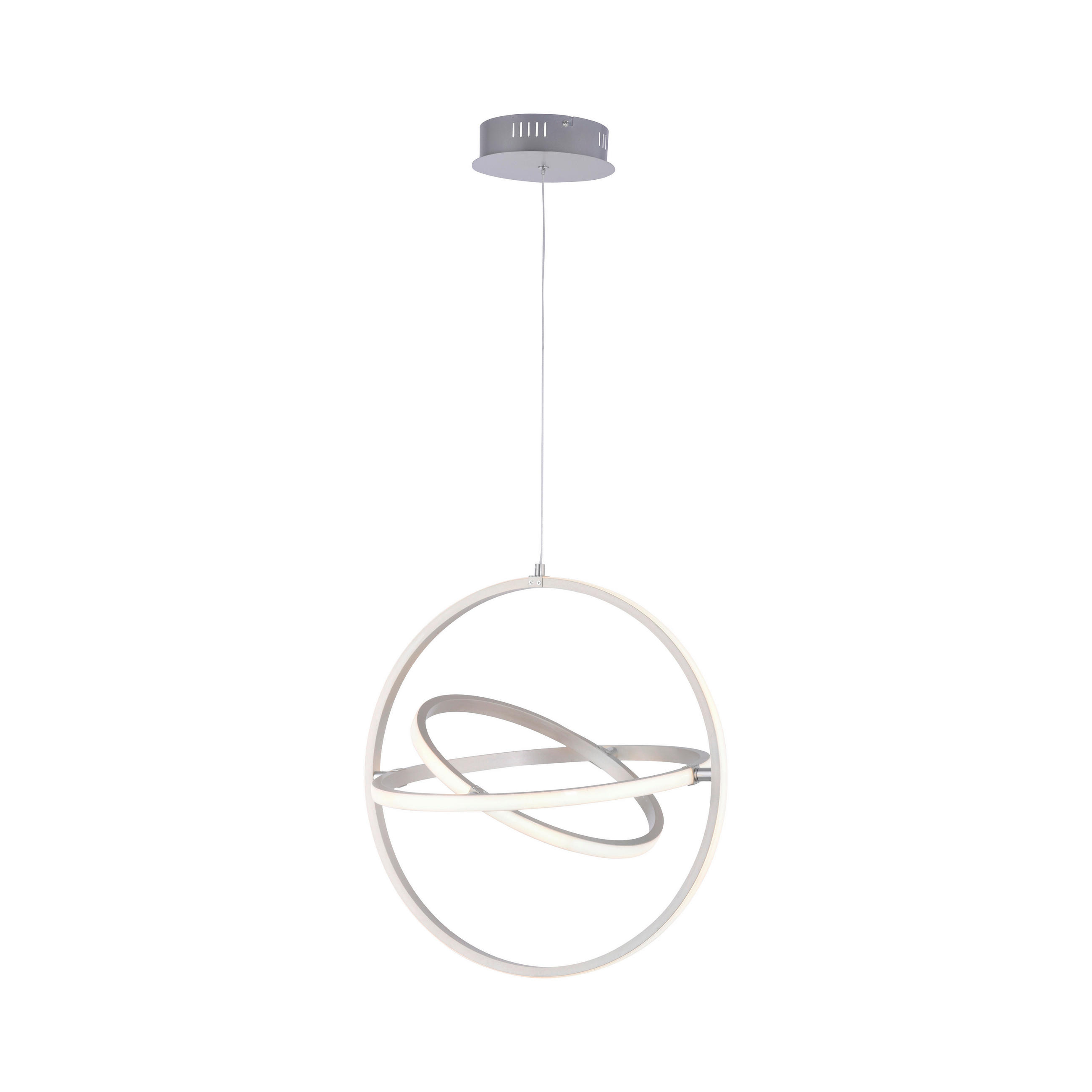 VISEČA LED-SVETILKA   30 W  3000 K 230 V  - barve nerjavečega jekla, Design, kovina/umetna masa (50/50/120cm)