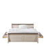 BETT Kiefer massiv 140/200 cm - Weiß/Grau, LIFESTYLE, Holz (140/200cm) - Carryhome