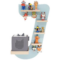 KINDERREGAL  - Grün, Modern, Holzwerkstoff (32/47/19cm) - Livetastic