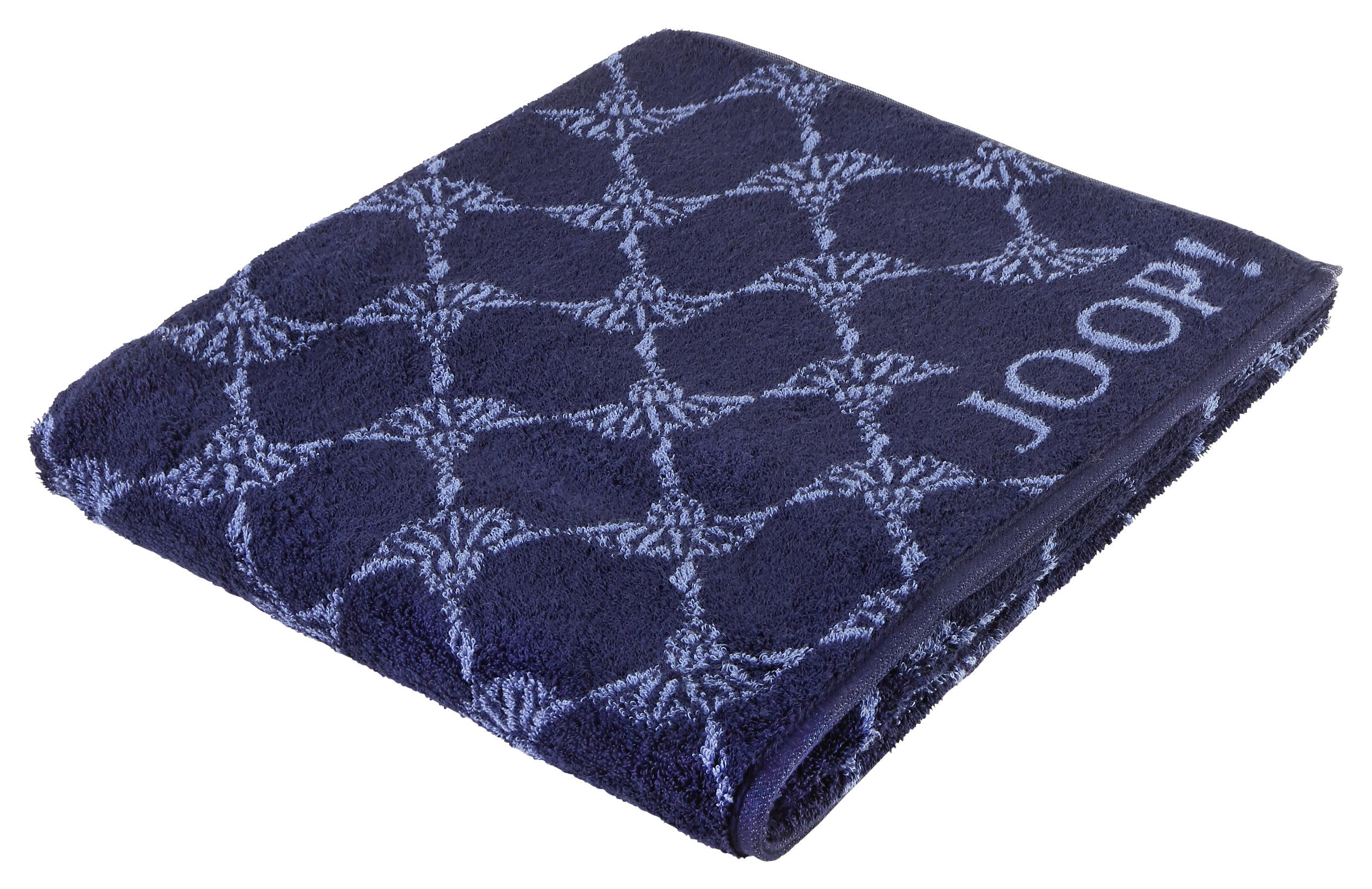 DUSCHTUCH Classic Cornflower 80/150 cm - Dunkelblau, Design, Textil (80/150cm) - Joop!