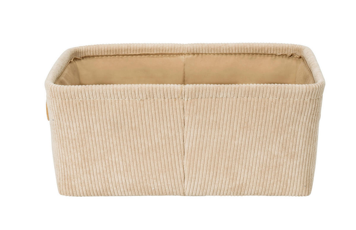 AUFBEWAHRUNGSKÖRBCHEN     - Beige, Basics, Textil (27,6/12/20cm) - Wenko