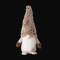 AJTÓÜTKÖZŐ - bézs/barna, Basics, textil (22/40/15cm)