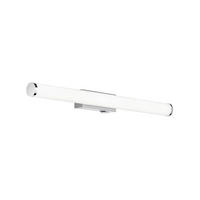 BADEZIMMER-WANDLEUCHTE 60/5,5 cm   - Chromfarben/Weiß, Basics, Kunststoff/Metall (60/5,5cm) - Trio Leuchten