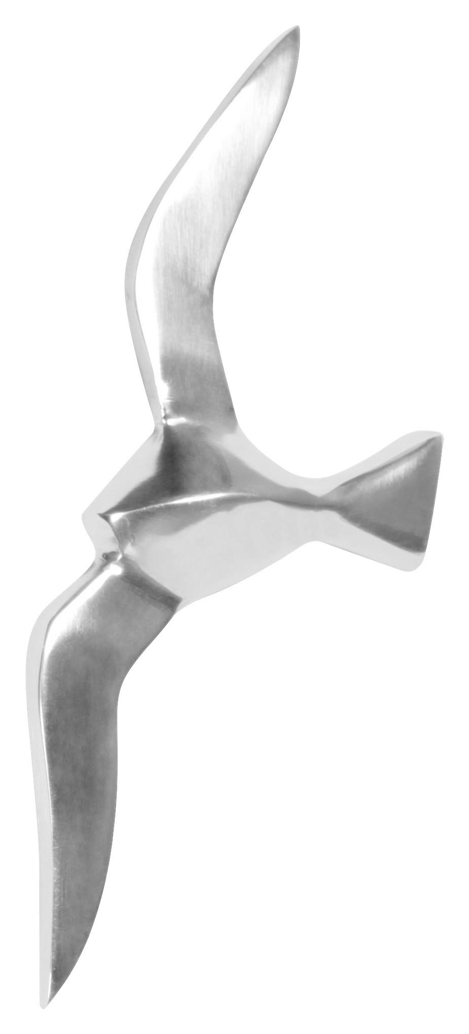 WANDDEKO Metall  - Silberfarben, MODERN, Metall (13/30/3cm) - MID.YOU