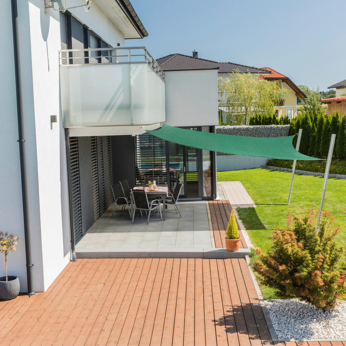 ZAHRADNÍ PLACHTA PROTI SLUNCI 400/400 cm - Basics (400/400cm)