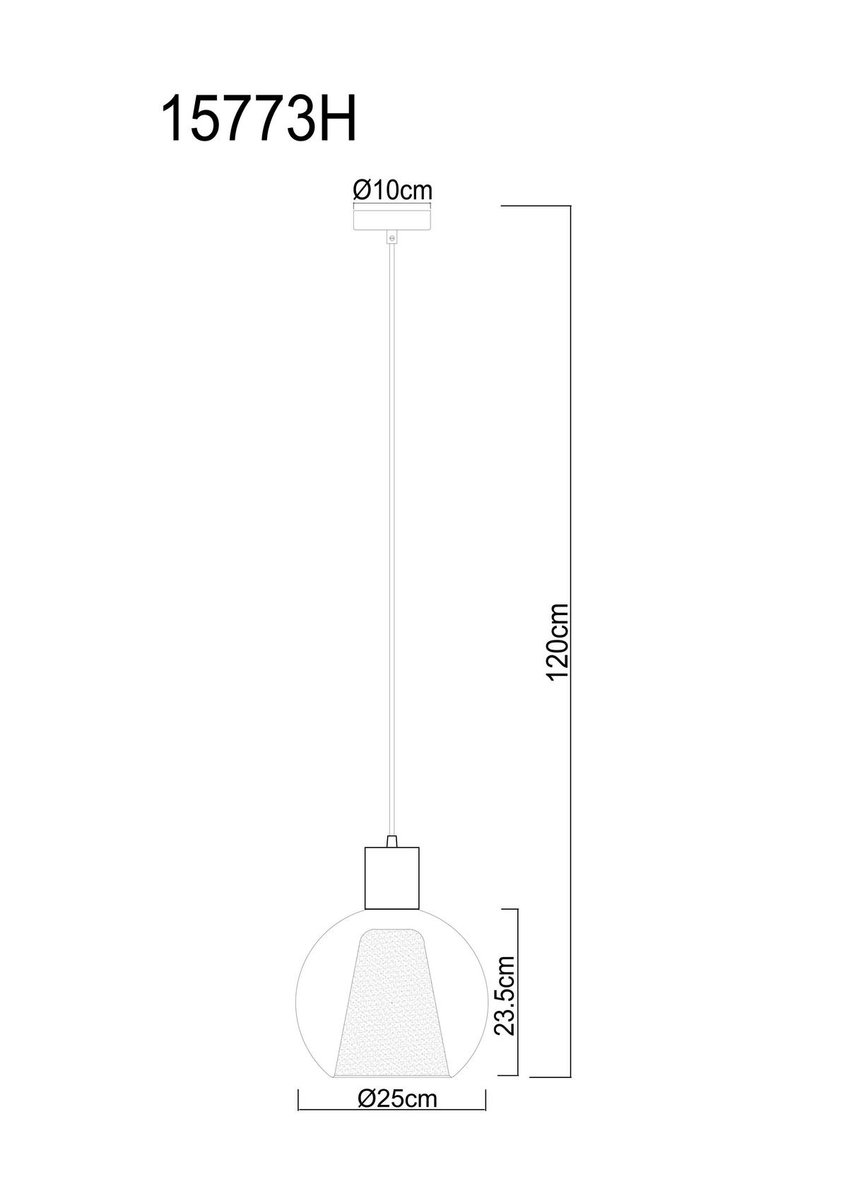 HÄNGELEUCHTE 25/120 cm    - Dunkelbraun/Bernsteinfarben, Basics, Glas/Holzwerkstoff (25/120cm) - Globo
