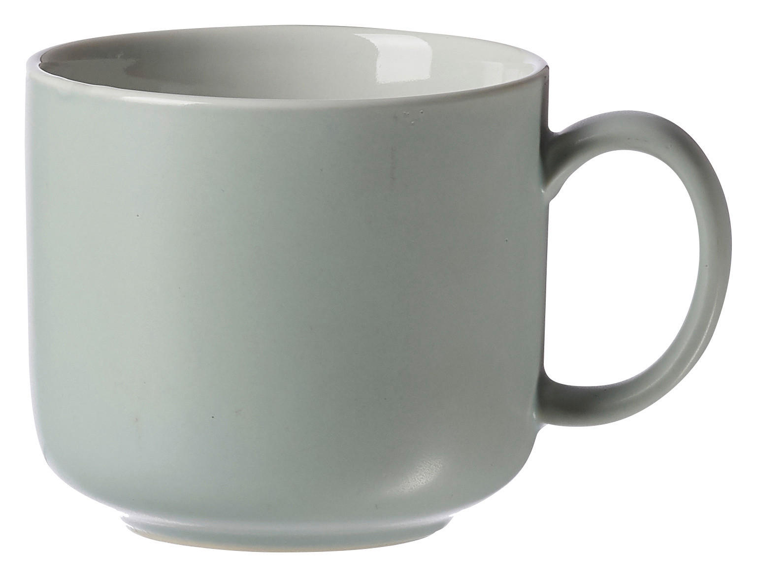 KAFFEETASSE Jasper   240 ml  - Weiß/Mintgrün, Design, Keramik (240ml) - Ritzenhoff Breker