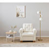 SESSEL in Creme  - Buchefarben/Creme, Design, Holz/Textil (93/89/82cm) - MID.YOU