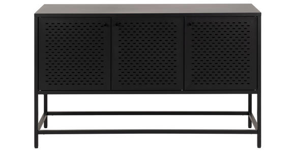 SIDEBOARD 125/75/40 cm  - Schwarz, Design, Metall (125/75/40cm) - Ambia Home