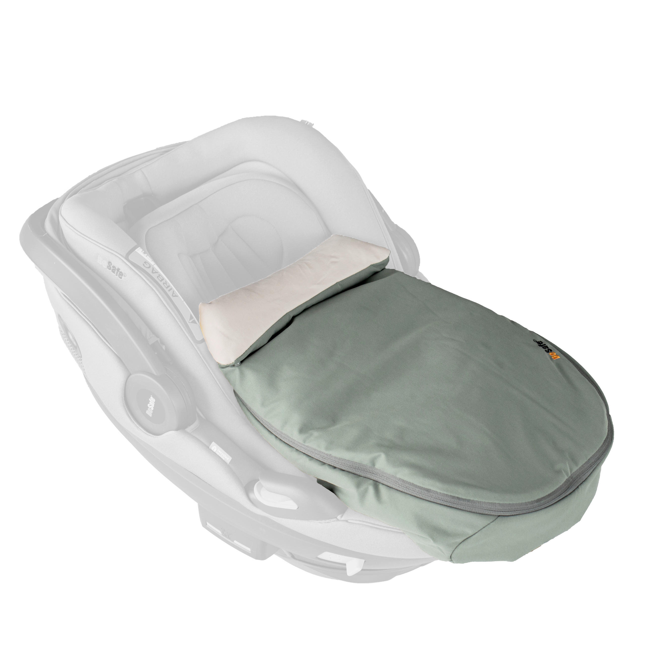 NAVLAKA ZA AUTOSJEDALICU  Go Beyond²   - boje kadulje, Basics, tekstil (46/40/10cm) - Besafe