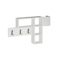WANDGARDEROBE - Weiß, Design, Holzwerkstoff (99.5/61/15cm) - Livetastic