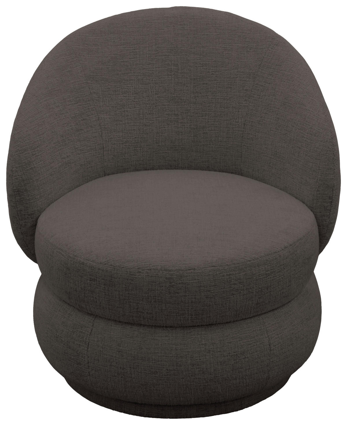 SESSEL in Chenille Dunkelbraun  - Dunkelbraun/Beige, MODERN, Textil (82/80/82cm) - Livetastic