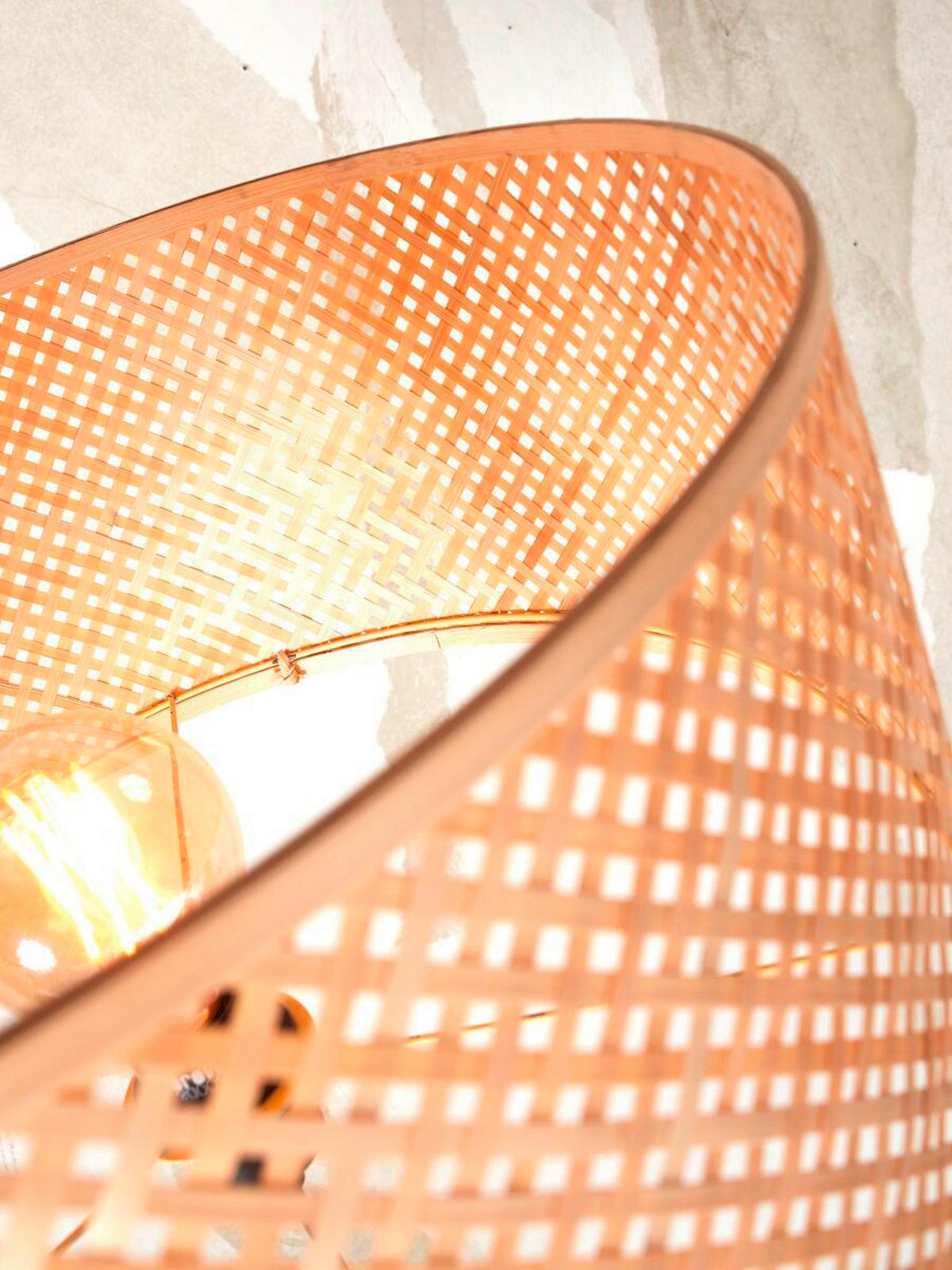 GOLVLAMPA GOOD&MOJO  50/50/145 cm    - naturfärgad, Trend (50/50/145cm) - Good & Mojo