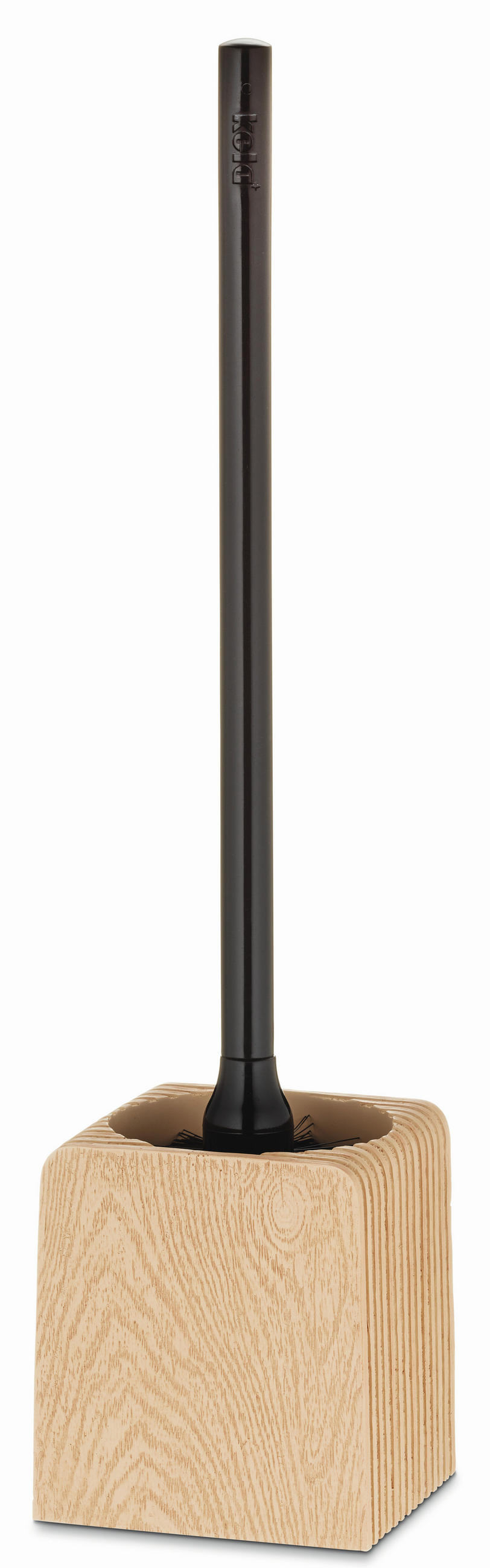 WC-BÜRSTENGARNITUR - Schwarz/Braun, Basics, Keramik/Kunststoff (10/9/44cm) - Kela