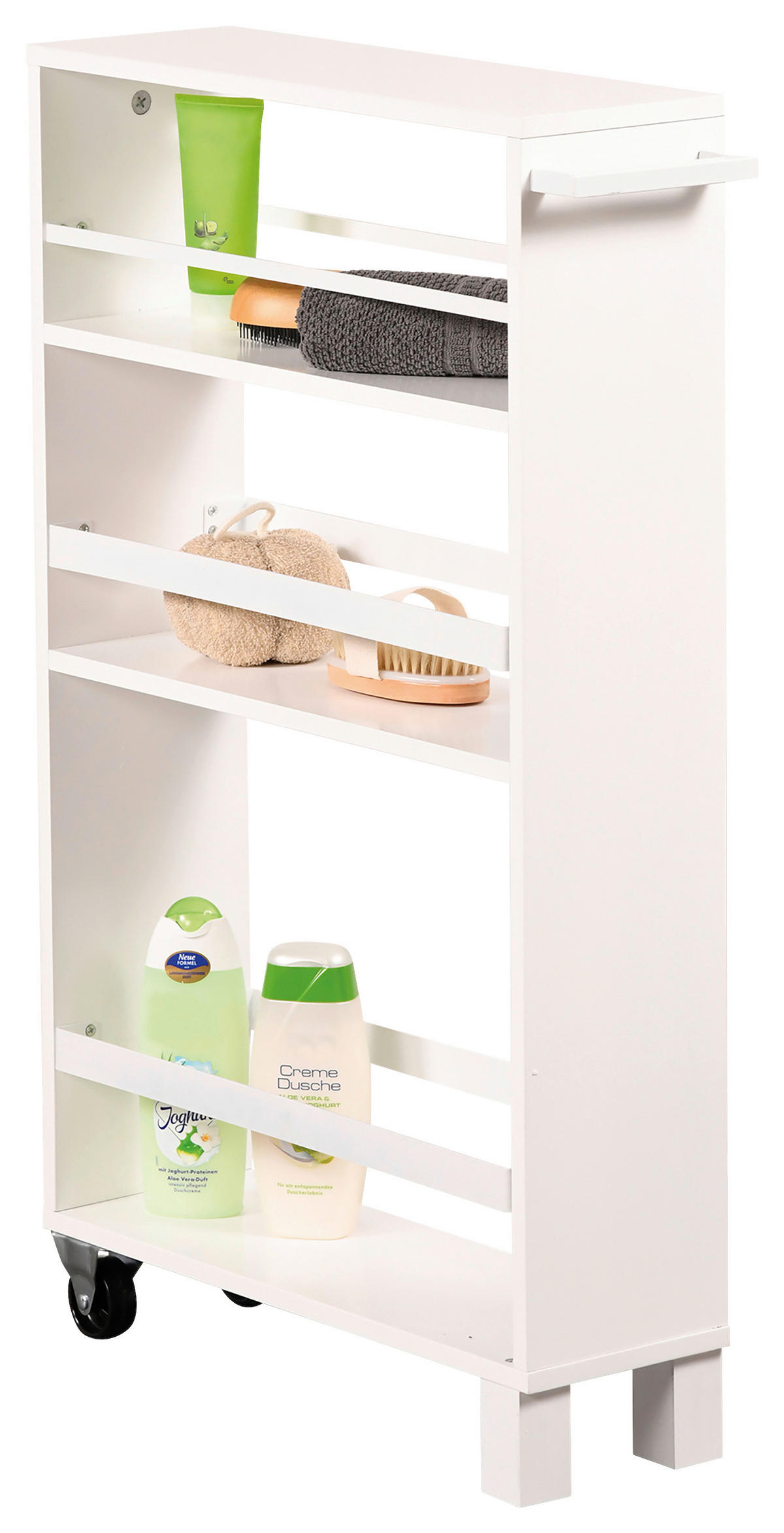 SERVIERWAGEN Weiß  - Weiß, Basics, Holz/Kunststoff (50/15/79cm) - Kesper