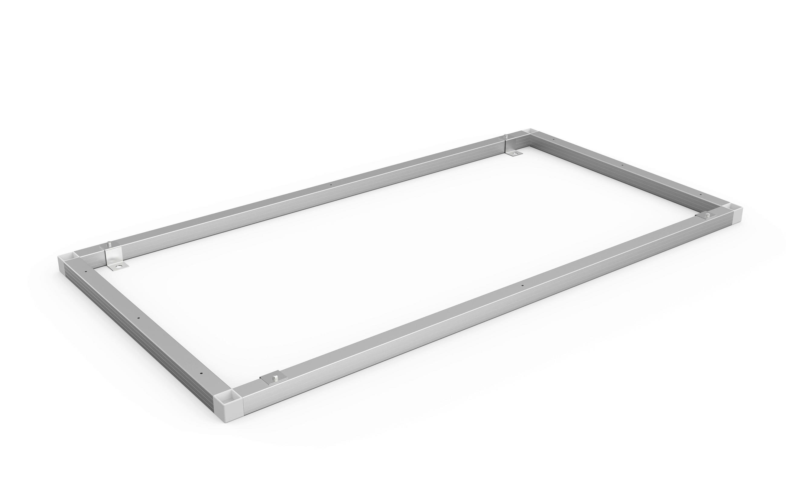 BODENRAHMEN 186/4/78 cm  - Alufarben, Design, Metall (186/4/78cm) - Biohort