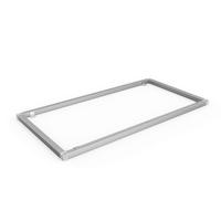 BODENRAHMEN 186/4/78 cm  - Alufarben, Design, Metall (186/4/78cm) - Biohort