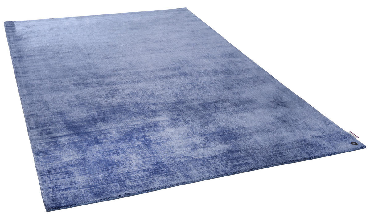 HANDWEBTEPPICH 50/80 cm Blau  - Blau, Basics, Textil (50/80cm) - Tom Tailor